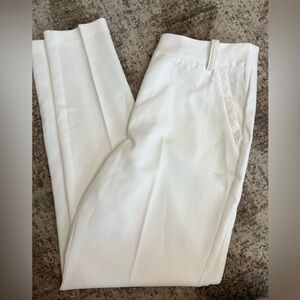 New York and co lace design white pants